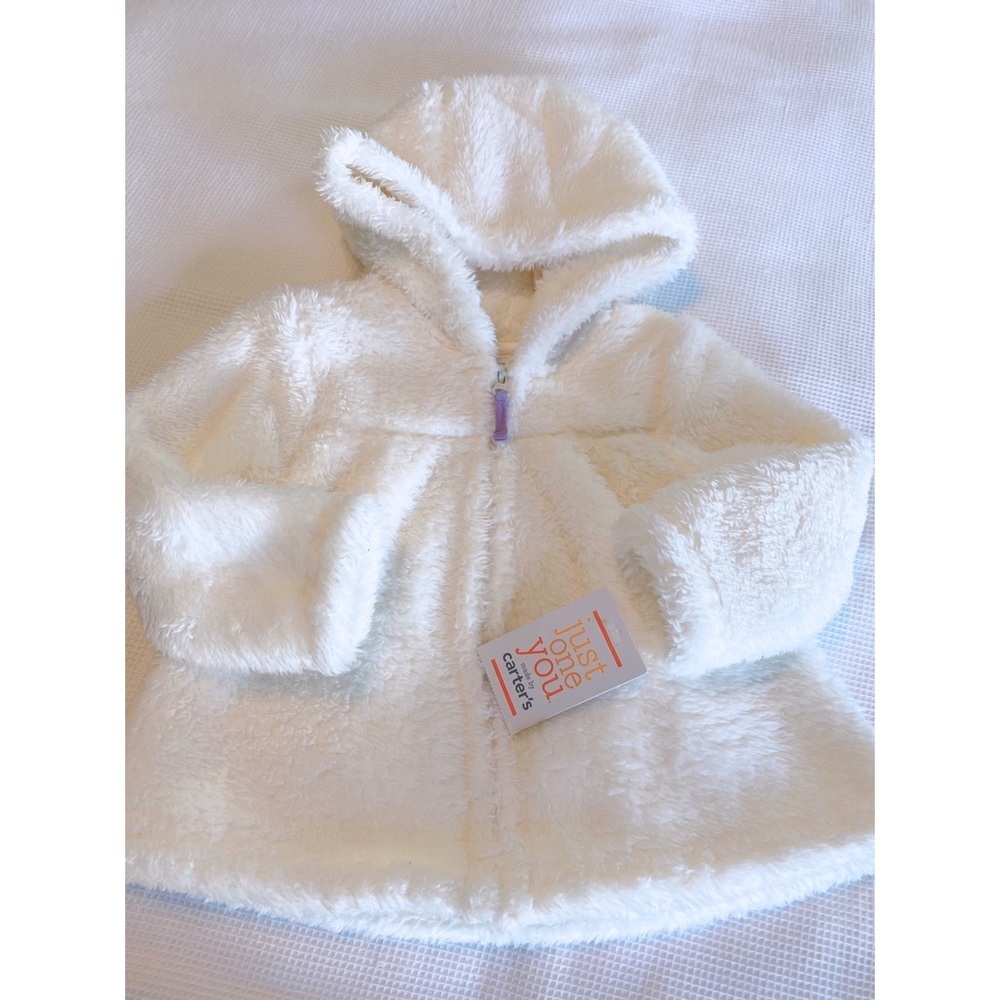Just One You baby Jacket off white 9 Months